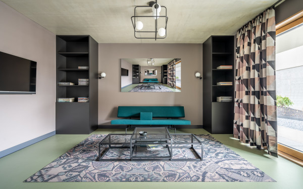 Suite Bauhaus modernes Wohnzimmer - Designhotel Laurichhof Pirna