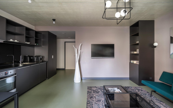 Suite Bauhaus Flur - Designhotel Laurichhof Pirna