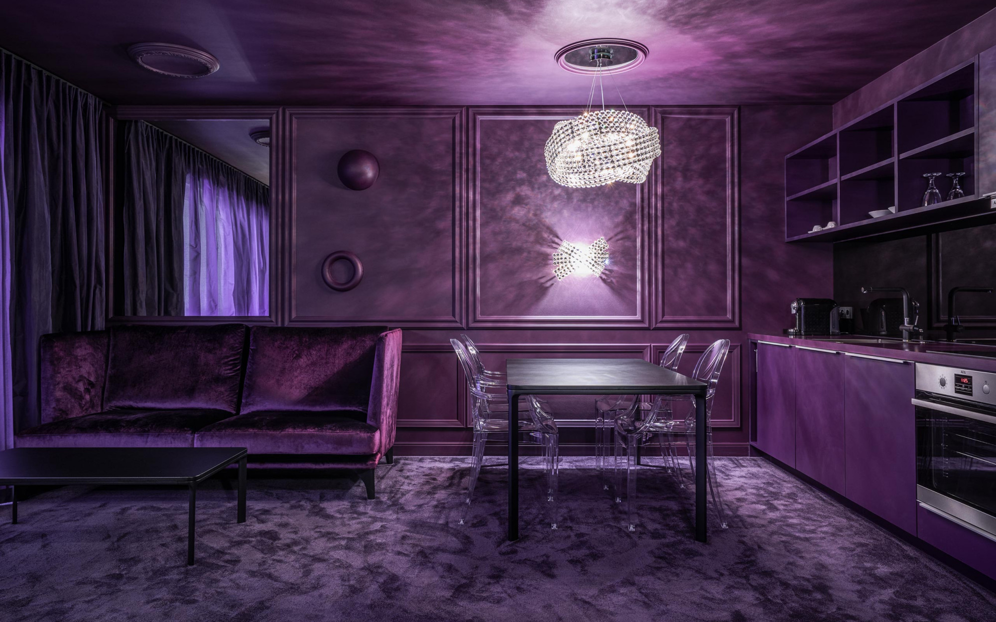 Suite Blueberry Fields Wohn- und Essbereich - Designhotel Laurichhof Pirna