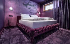 Suite Blueberry Fields Schlafzimmer - Designhotel Laurichhof Pirna