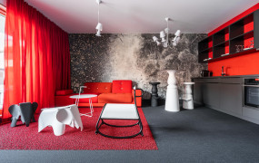 Suite Fantasia Wohnzimmer - Designhotel Laurichhof Pirna