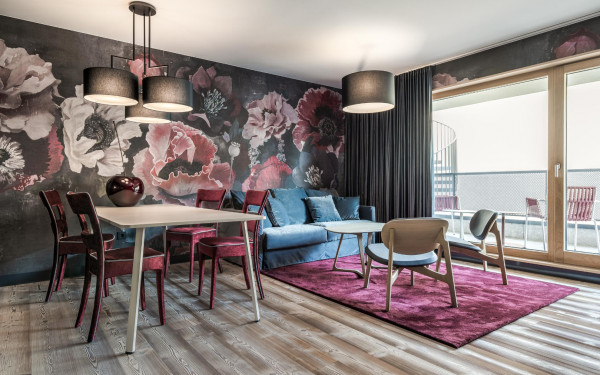 Suite Honey Mohn Wohnzimmer - Designhotel Laurichhof Pirna