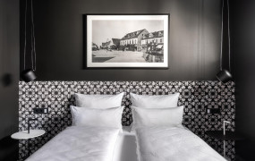 Suite Laurichs Erben Bett - Designhotel Laurichhof Pirna