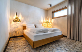 Suite Marrakesch Schlafzimmer Doppelbett - Designhotel Laurichhof Pirna