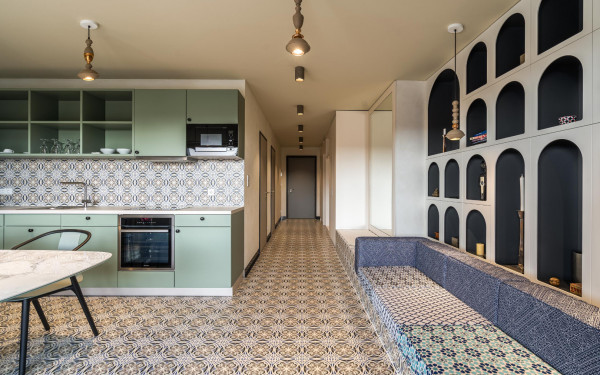 Suite Marrakesch Küchenzeile - Designhotel Laurichhof Pirna