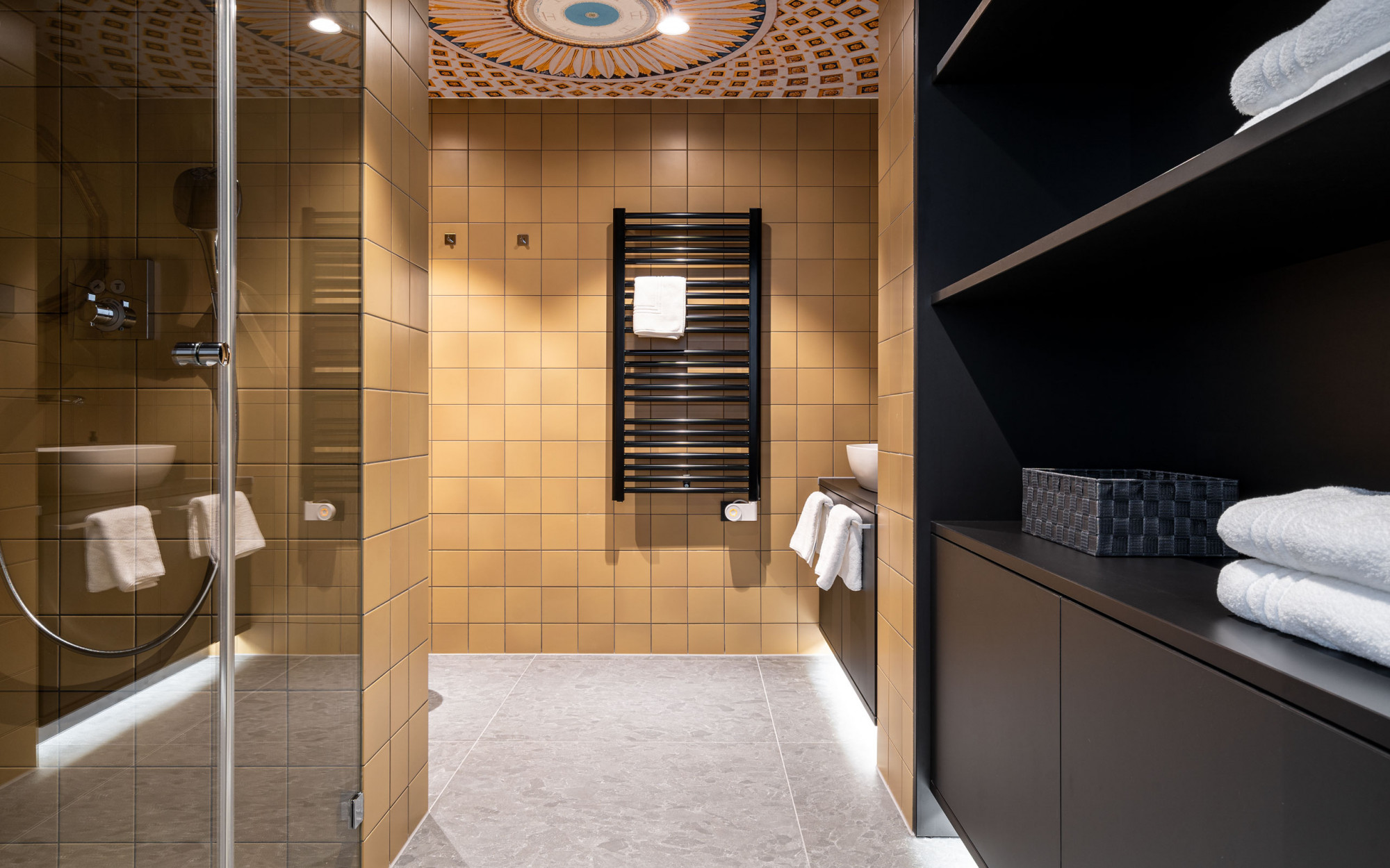 Suite Palazzo de Medici Dusche - Designhotel Laurichhof Pirna