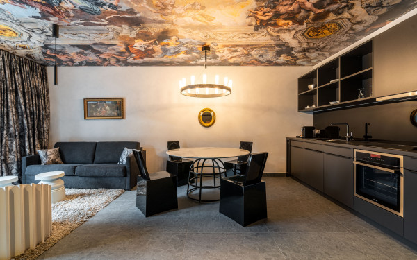 Suite Palazzo de Medici Deckengemälde - Designhotel Laurichhof Pirna