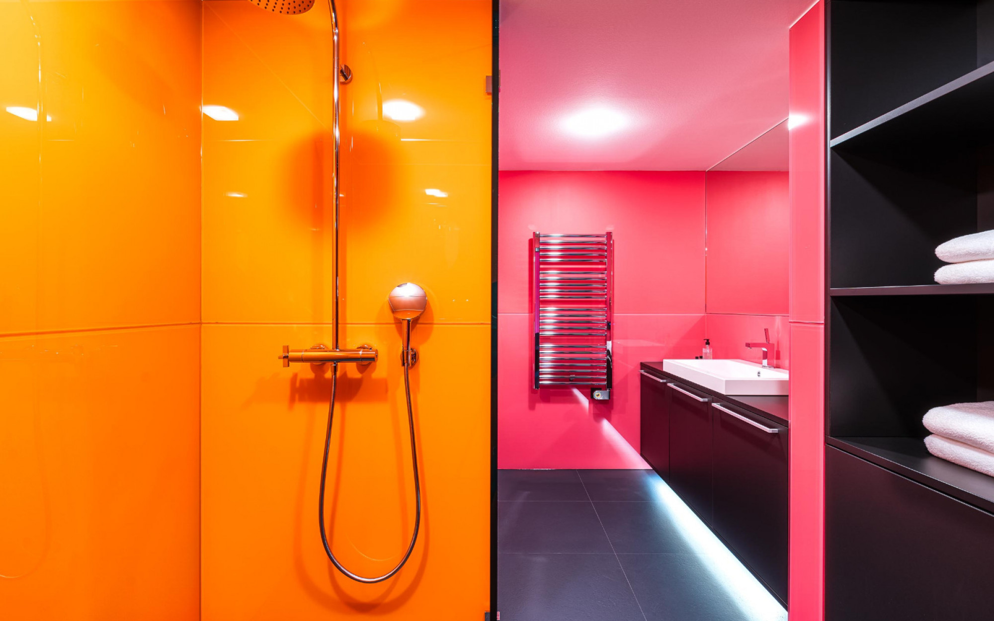 Suite Popart Dusche - Designhotel Laurichhof Pirna