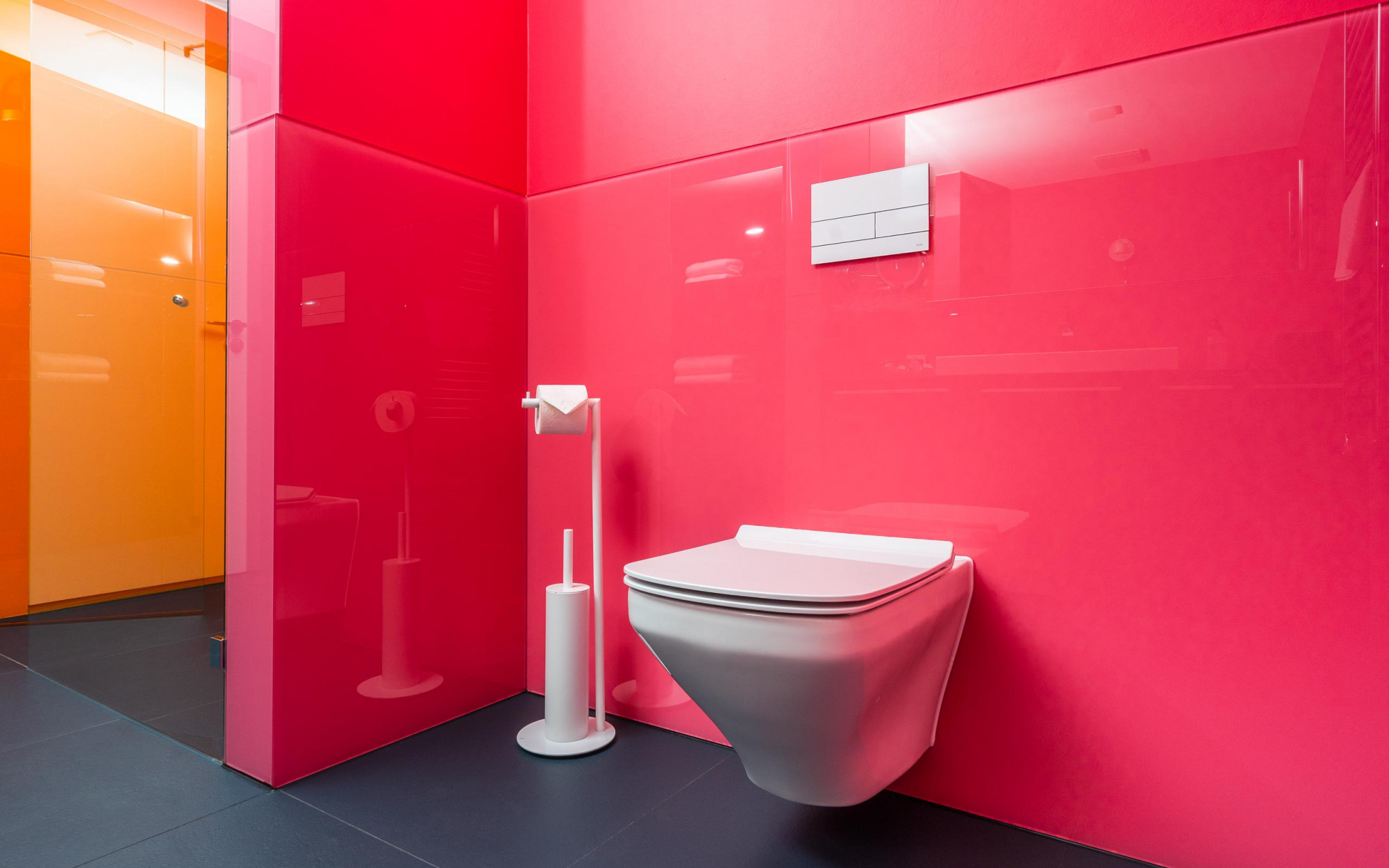 Suite Popart Toilette - Designhotel Laurichhof Pirna