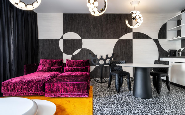 Suite SchachMatt Wohnbereich - Designhotel Laurichhof Pirna